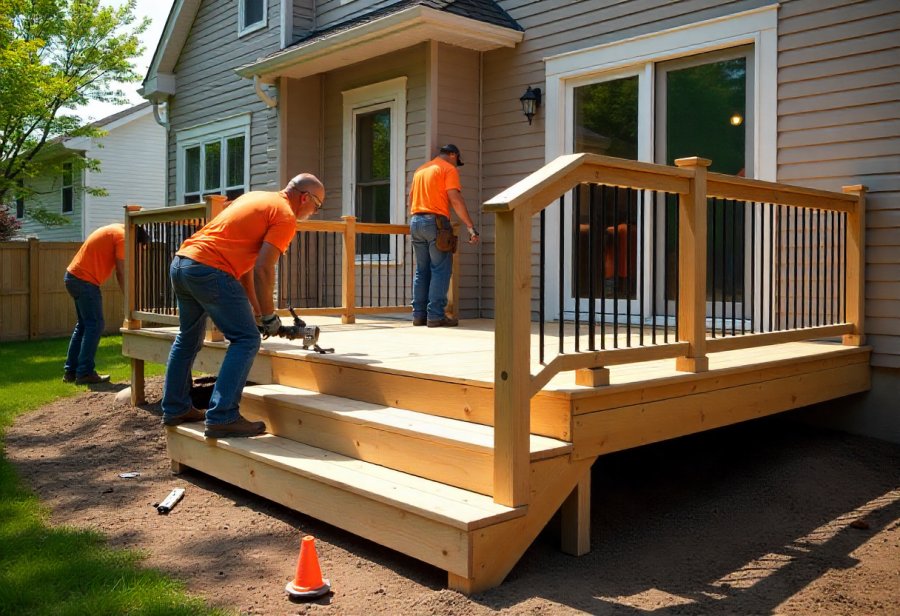 Transform Your Backyard into a Stunning Custom Deck Retreat
